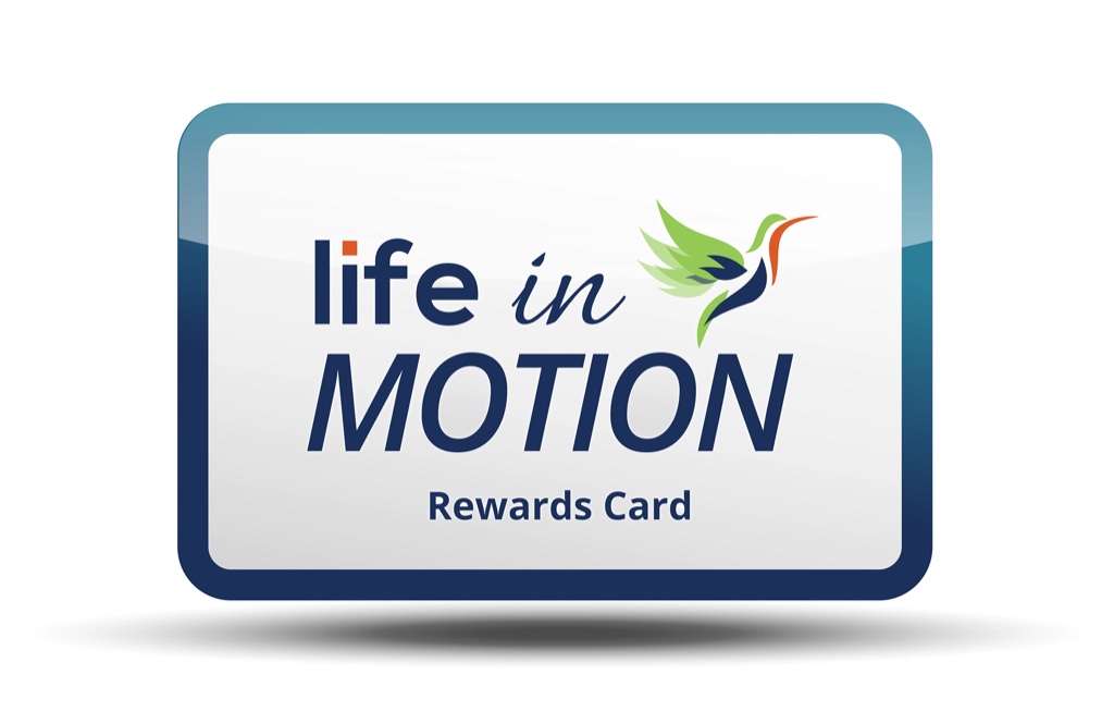 Aliat Life in Motion Rewards Card